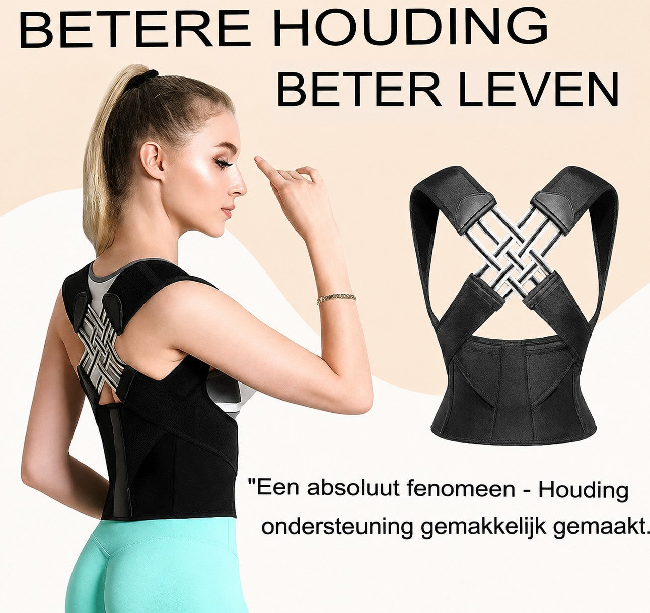 PosturaFlex™ Pro Houdingscorrector